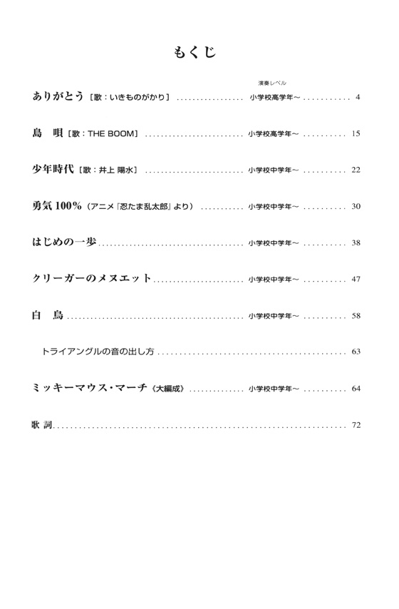 子どもから大人まで楽しめる ドレミ音名付 器楽アンサンブル フルーツバスケット 1