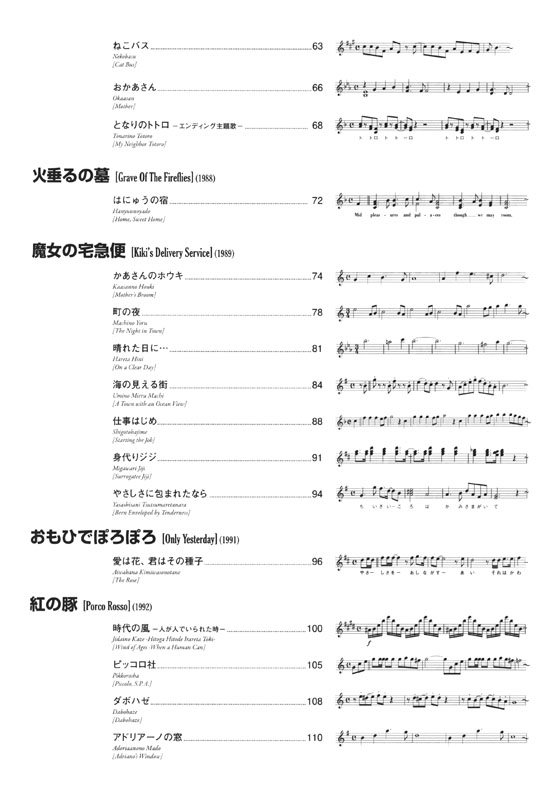 (已有新版)ピアノ曲集／ピアノ・ソロ [宮崎駿 & スタジオジブリ]ベスト・アルバム Image Album & Sound Track