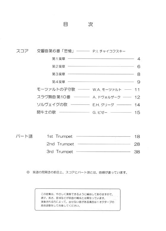 New ジョイフル トランペット アンサンブル 3A