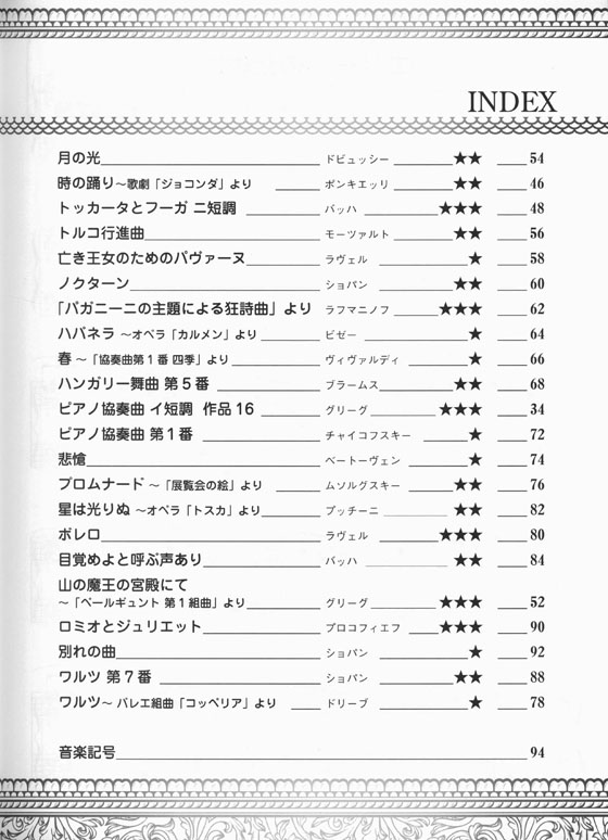 全曲譜めくり無し! ピアノで奏でるやさしいクラシック