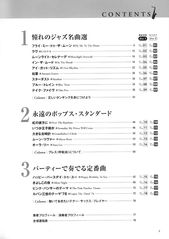 テナー・サックスのしらべ［新装版］