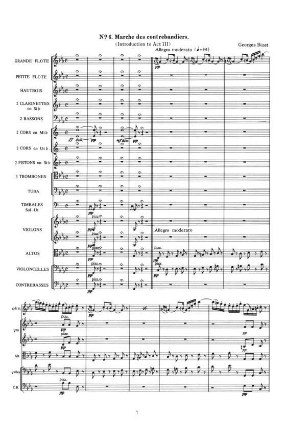 Bizet【Carmen】Suite d'orchestre no.2  「カルメン」第2組曲