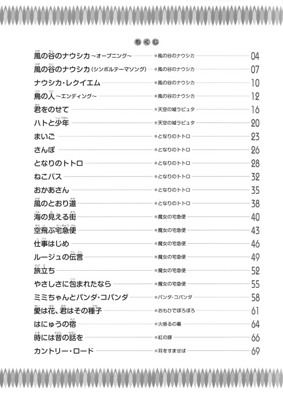 たのしいピアノ・ソロ こどものスタジオジブリ・ピアノ曲集