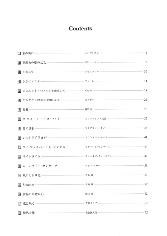CD＋楽譜集 フルート名曲コンサート
