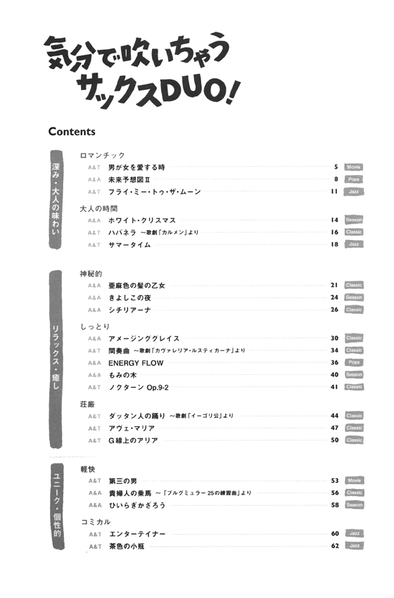 気分で吹いちゃう サックスDuo