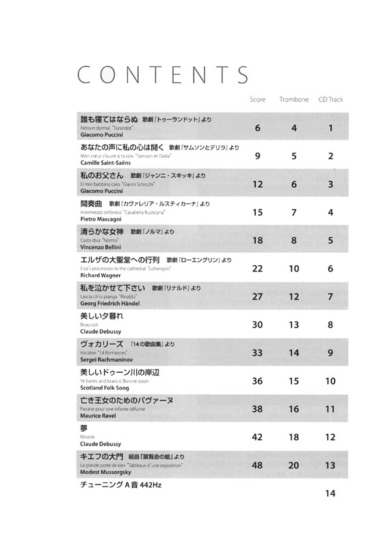 伴奏CD付 トロンボーン・アルバム クラシック名曲選