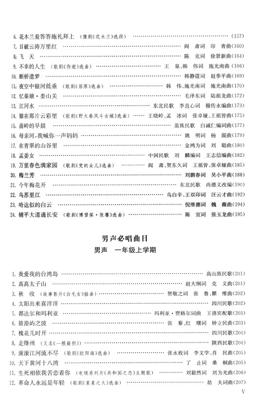 中國民族聲樂教程 上冊 必唱曲目 (簡中) 中國民族聲樂教程 上冊 必唱曲目 (簡中)