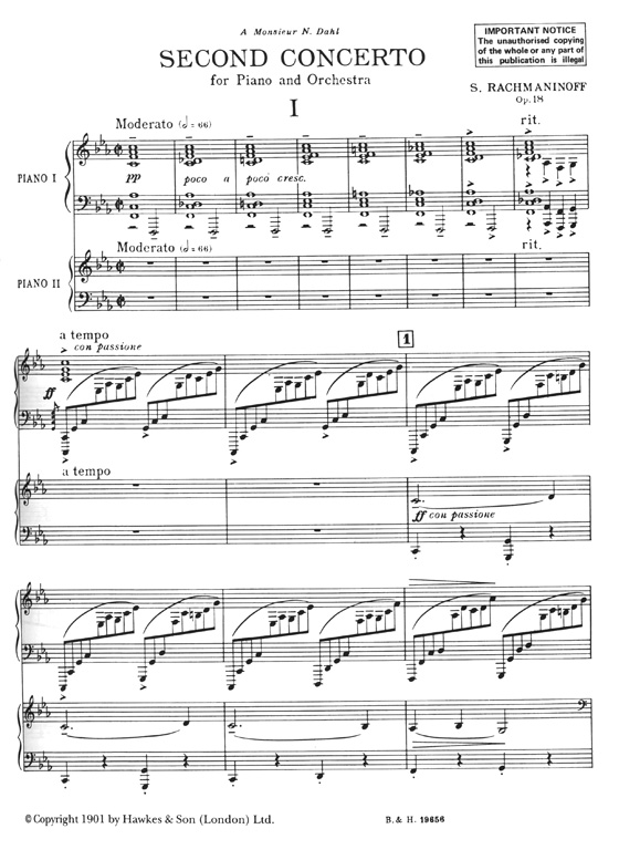 拉赫瑪尼諾夫 第二鋼琴協奏曲 (含CD) (簡中)
