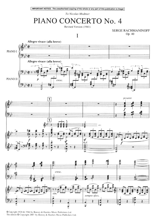 拉赫瑪尼諾夫 第四鋼琴協奏曲 (含CD) (簡中)