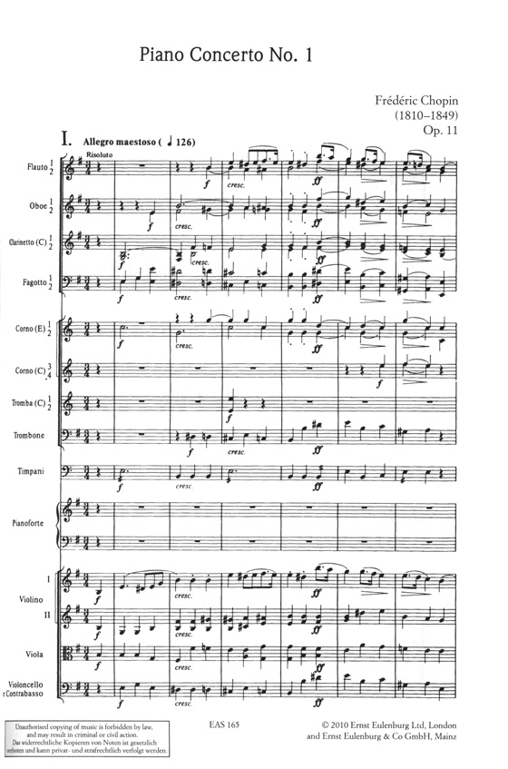 Chopin 蕭邦 e小調第一鋼琴協奏曲 Op.11【奧伊倫堡 CD+總譜 65】 (簡中) Chopin 蕭邦 e小調第一鋼琴協奏曲 Op.11【奧伊倫堡 CD+總譜 65】 (簡中)