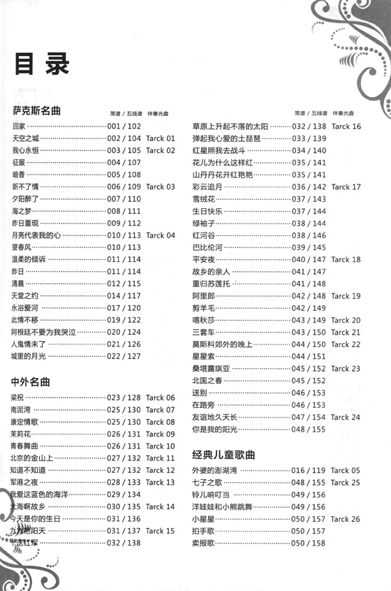 最易上手 薩克斯獨奏超精選 (簡中)