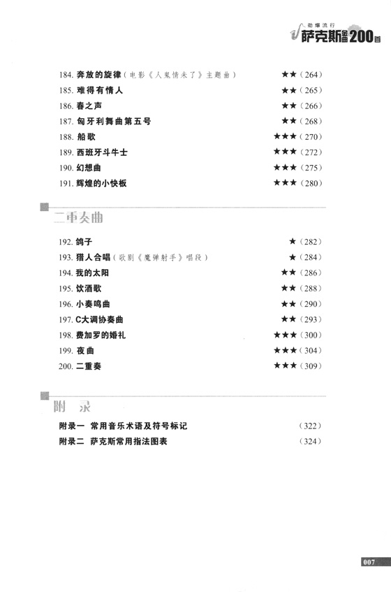 勁爆流行薩克斯金曲200首 (簡中)