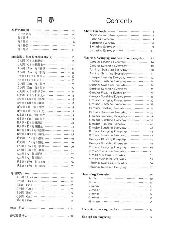 每日必練進階教程 薩克斯管1 (簡中)