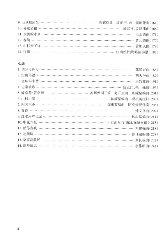 中國二胡考級曲集(上)、(下) (最新修訂版) (簡中) 中國二胡考級曲集(上)、(下) (最新修訂版) (簡中)
