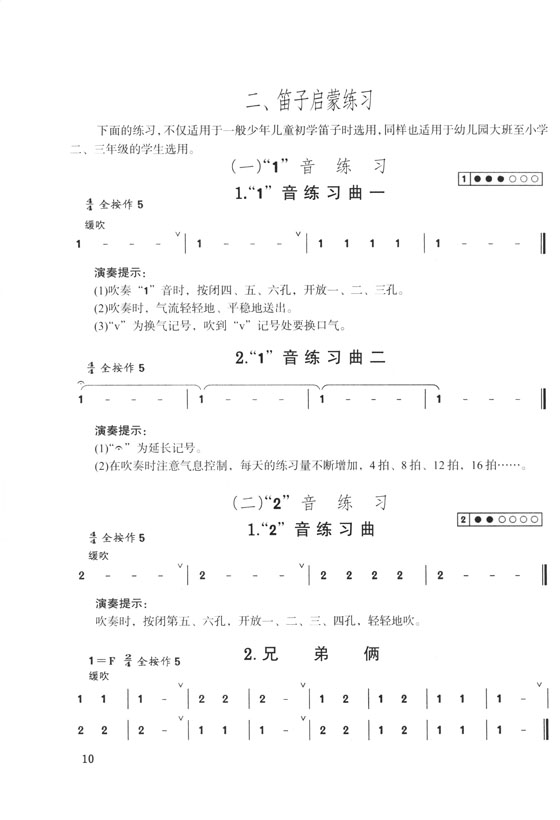 少年兒童笛子教程 (簡中)