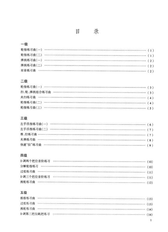 琵琶考級練習曲 (簡中) 琵琶考級練習曲 (簡中)