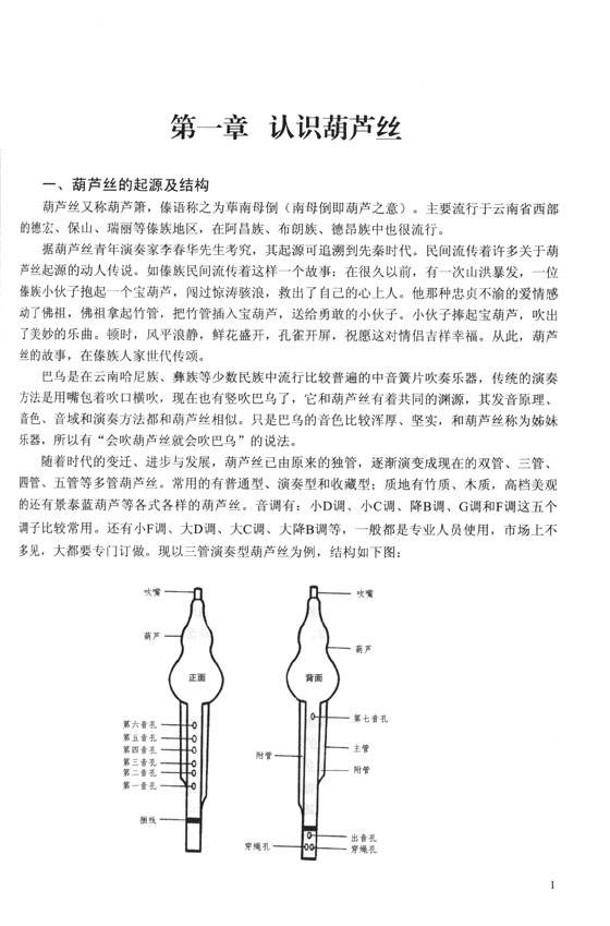 葫蘆絲、巴烏入門實用教程 (簡中)