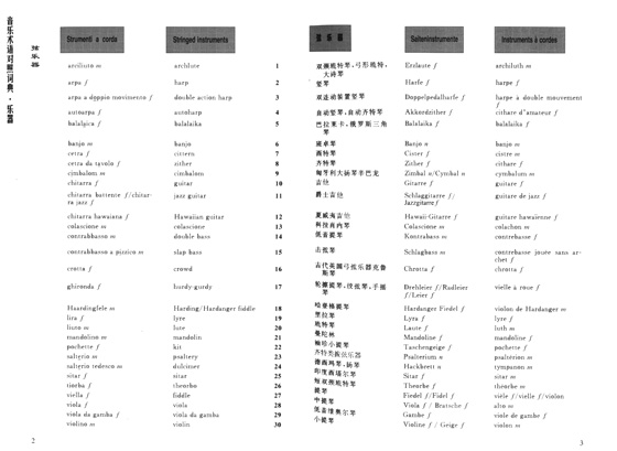 音樂術語對照詞典 (簡中)