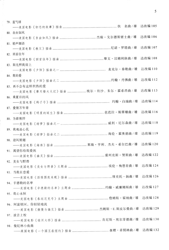 小提琴演奏外國電影名曲160首 (簡中)