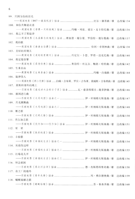 小提琴演奏外國電影名曲160首 (簡中)