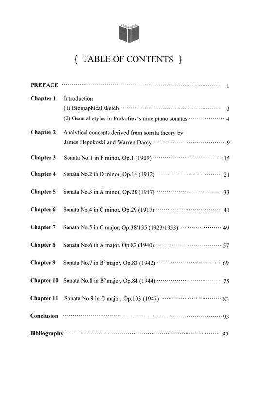 Sonata Form Innovations in Prokofiev's Nine Piano Sonatas (英文版)