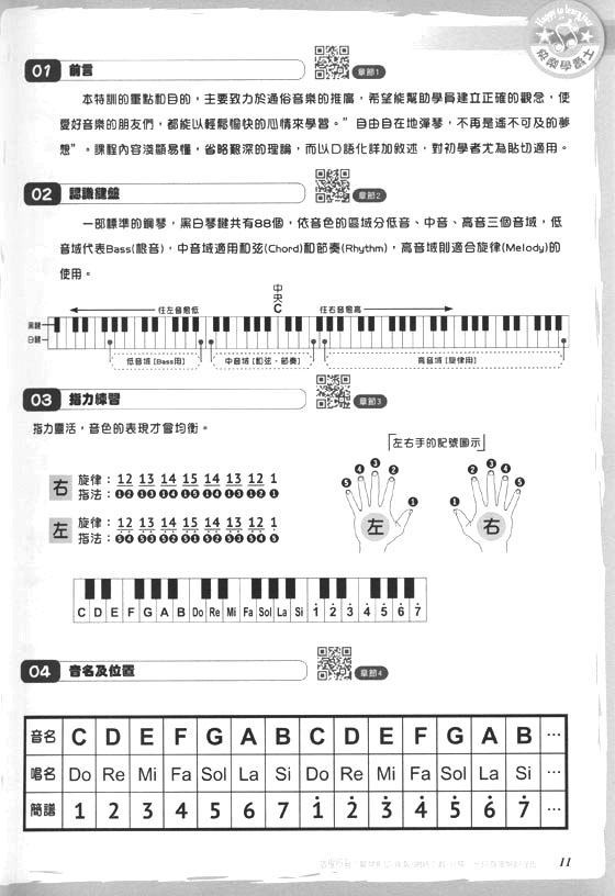 快樂學爵士 流行鋼琴特訓教本 初級篇