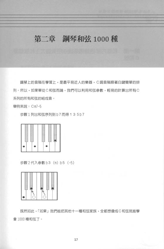 (絕版)史上最強1000種和弦記憶法：一天學會鋼琴、吉他、烏克麗麗和弦應用1000種