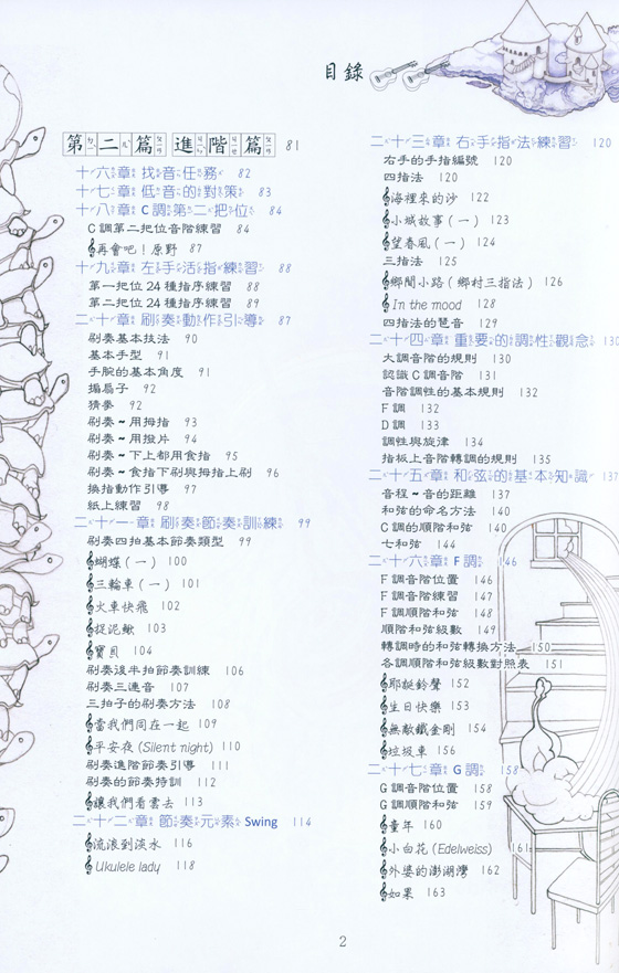 烏克麗麗玩家：Ukulele入門與進階教材