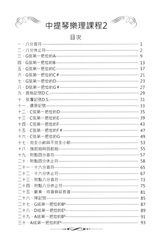 中提琴樂理課程2