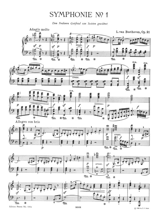 Beethoven Symphonien Nr. 1-5 for Piano (Singer)
