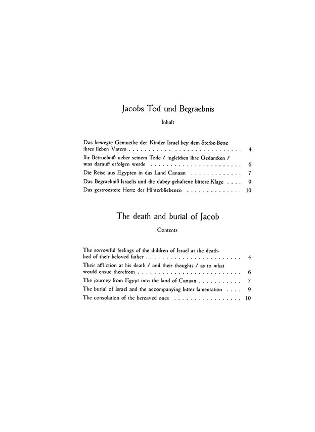 Kuhnau Biblical Sonata No. 6 The Death and Burial of Jacob Klavier