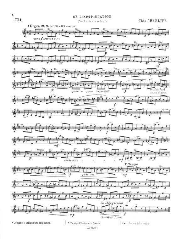Théo Charlier 36 Études Transcendantes for Trumpet, Cornet or Flugelhorn New Edition by Roger Delmotte