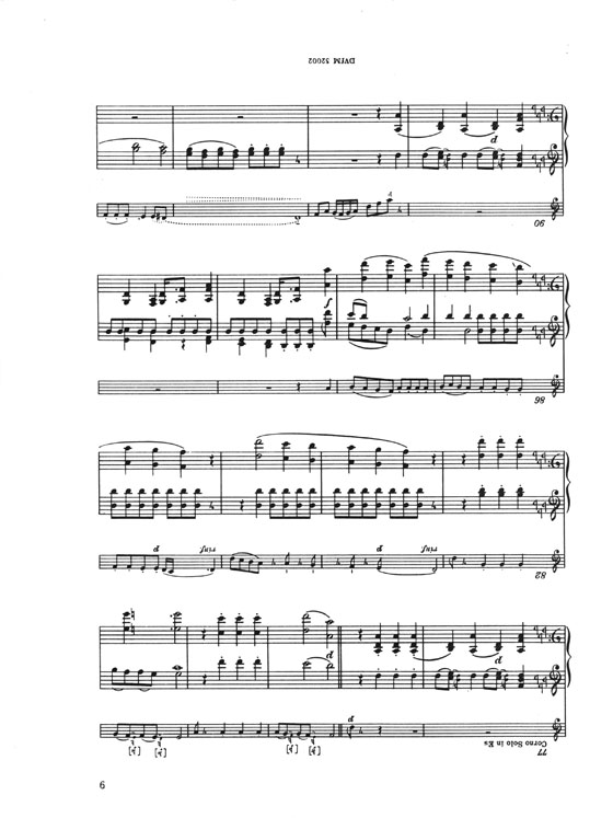 Rössler Konzert Es-Dur für Waldhorn und Orchester Ausgabe für Waldhorn und Klavier