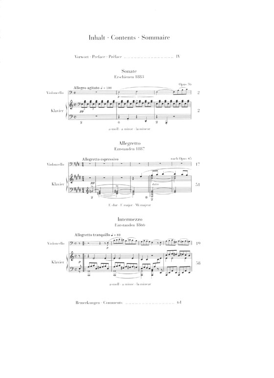 Grieg Sonate a-moll Opus 36 und Andere Werke für Klavier und Violoncello