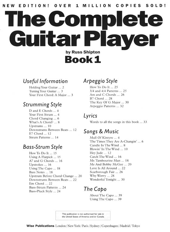 CD Edition The Complete Guitar Player New Edition! Book 1