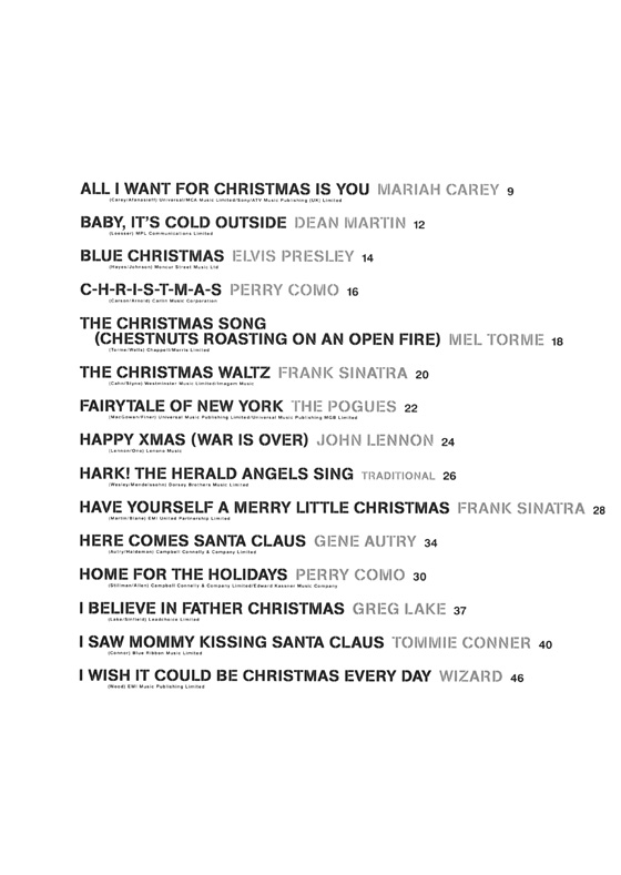 Play-Along Flute Christmas Hits【Download Card+樂譜】