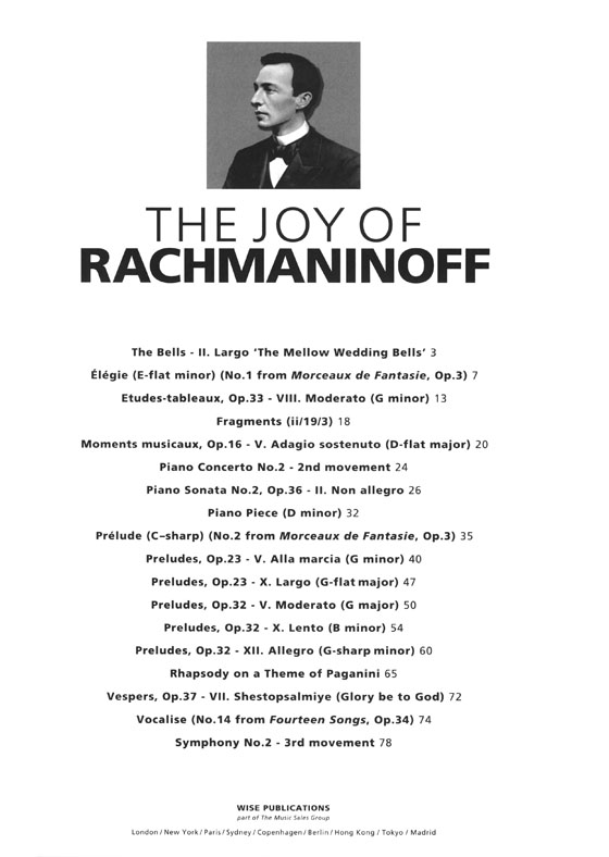 The Joy of Rachmaninoff for Piano