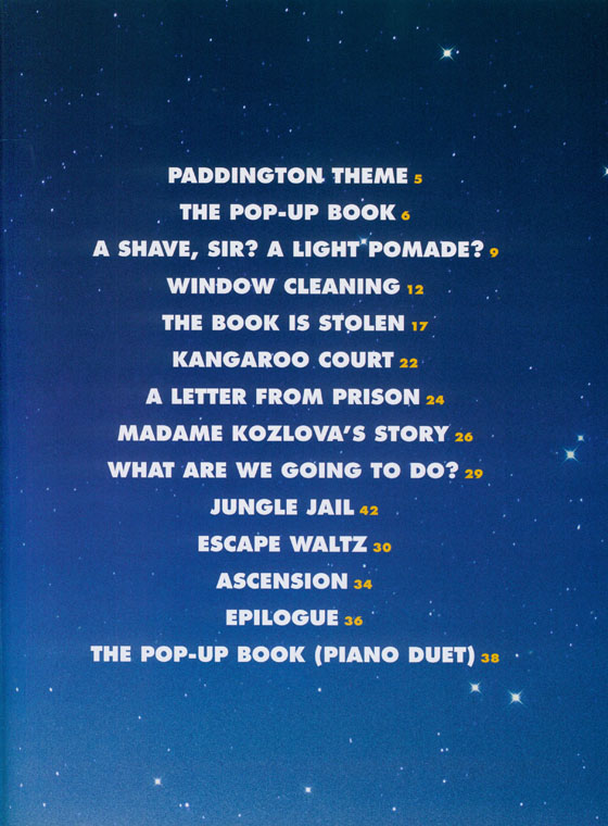 Paddington 2 Music from the Motion Picture Soundtrack Arranged for Piano