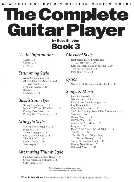 CD Edition The Complete Guitar Player New Edition! Book 3