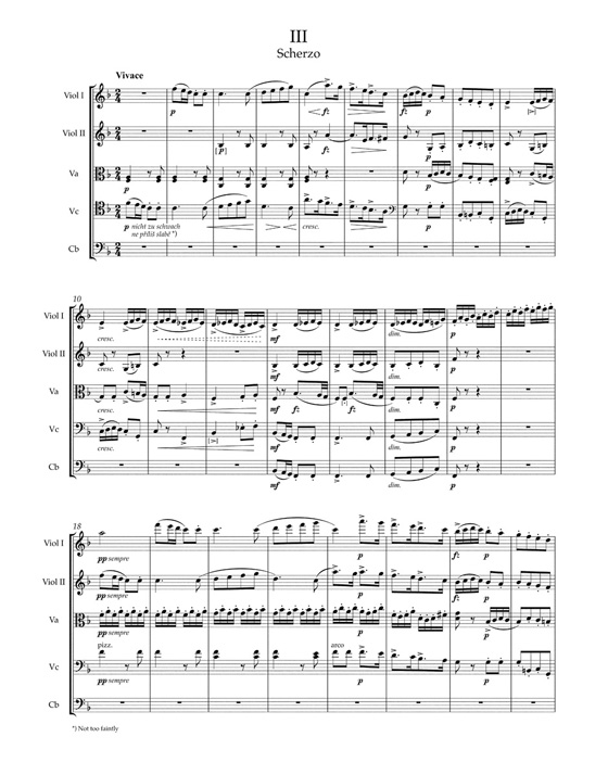 Dvořák Serenade in E major for String Orchestra op. 22 (Score)