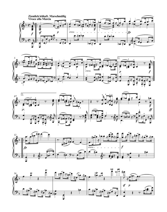 Beethoven Sonata in A Major for Pianoforte Op. 101