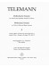 Telemann Methodical Sonatas Ⅱ for Violinor Flute and Basso Continuo