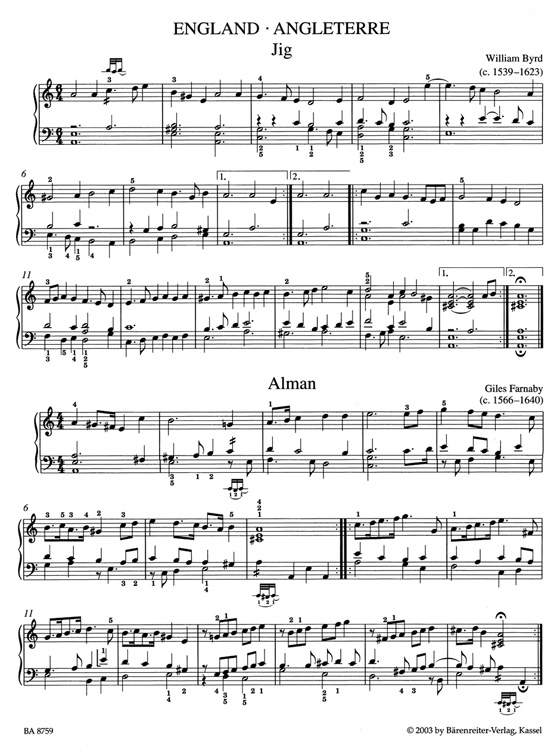 Bärenreiter Piano Album Baroque