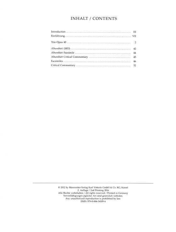 Johannes Brahms Trio for Violin, Horn (Viola or Violoncello) and Piano Opus 40 Johannes Brahms Trio for Violin, Horn (Viola or Violoncello) and Piano Opus 40