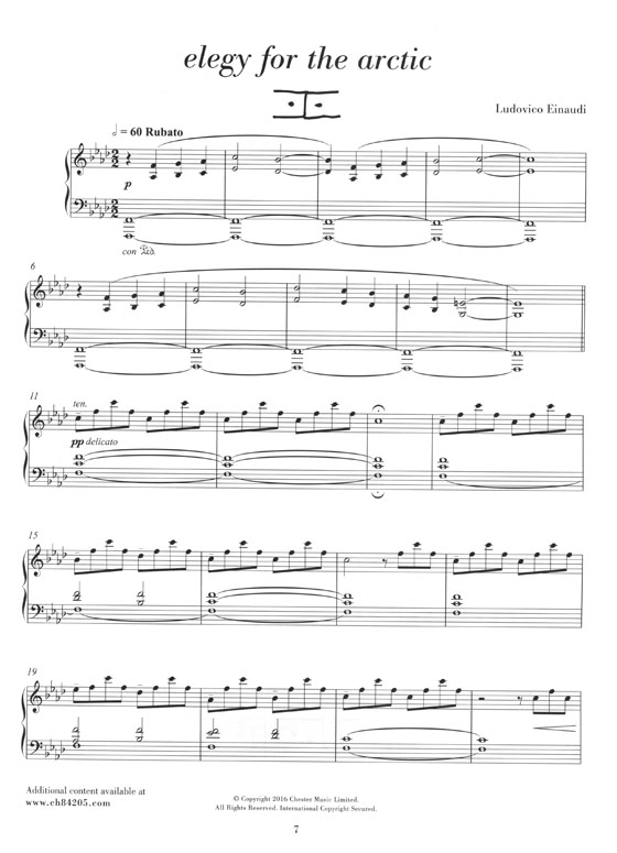 Ludovico Einaudi [Extra Elements] for Piano