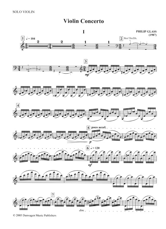 Philip Glass: Violin Concerto