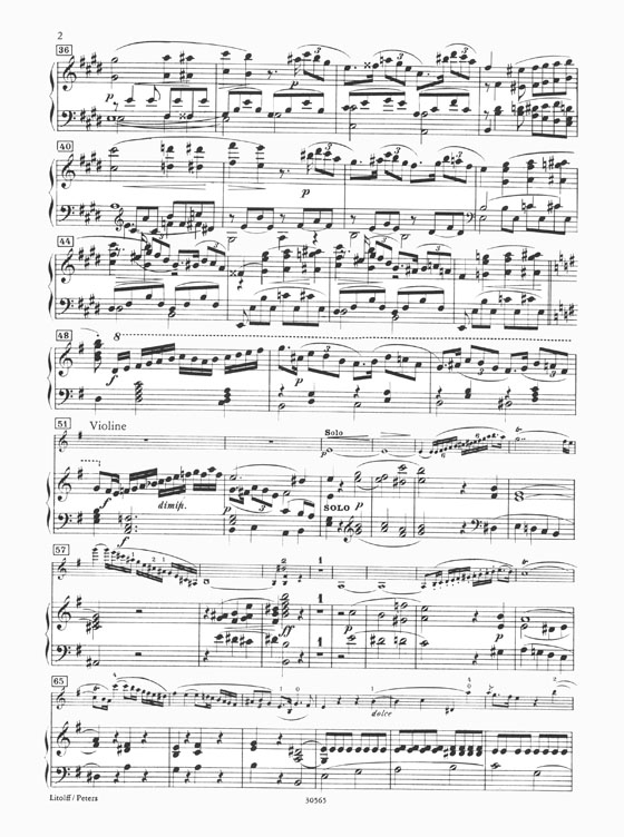 Spohr Konzert Nr. 7 E minor Violin und Orchester Ausgabe für Violine und Klavier