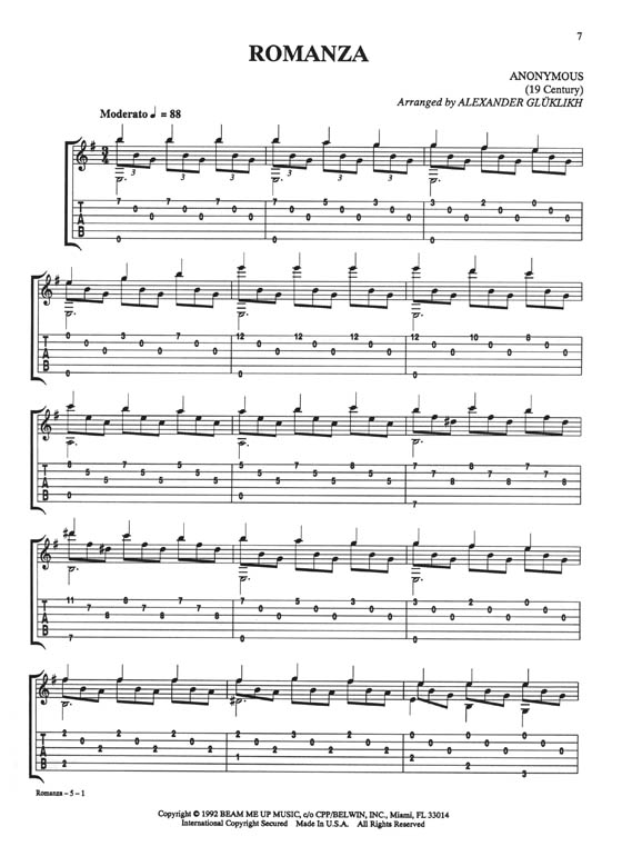 The Classical Collection for Guitar TAB