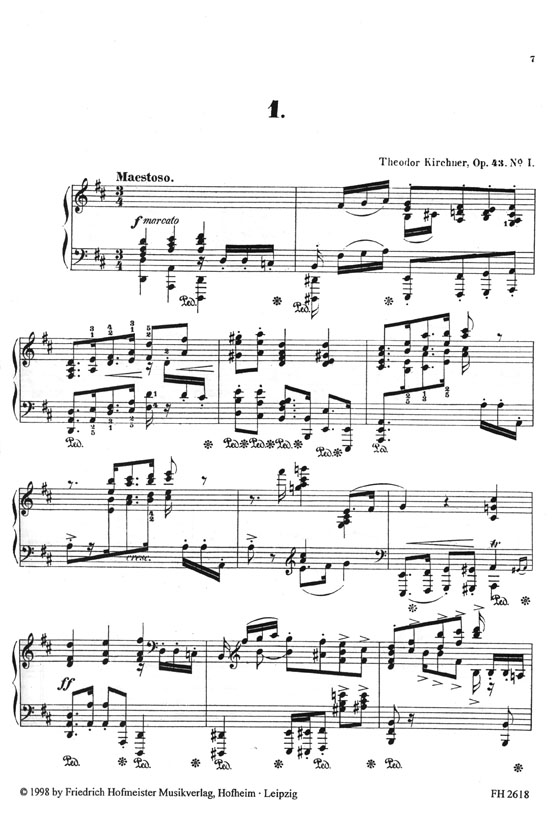 Vier Polonaisen für Klavier von【Theodor Kirchner】Op. 43 Vier Polonaisen für Klavier von【Theodor Kirchner】Op. 43