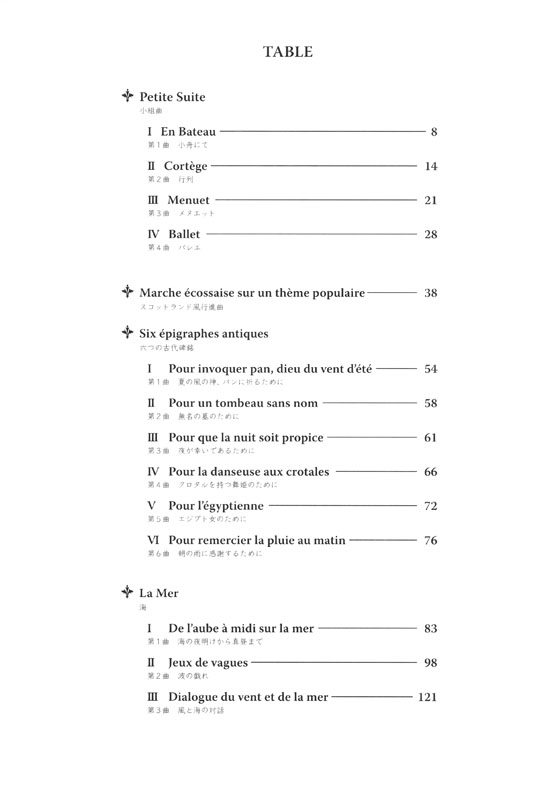 Debussy Une Sélection de Musique pour Piano à 4 Mains 4手連弾作品集 Debussy Une Sélection de Musique pour Piano à 4 Mains 4手連弾作品集